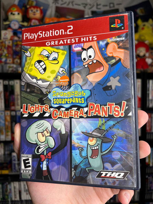 Spongebob Squarepants Lights, Camera, Pants! PS2 CIB