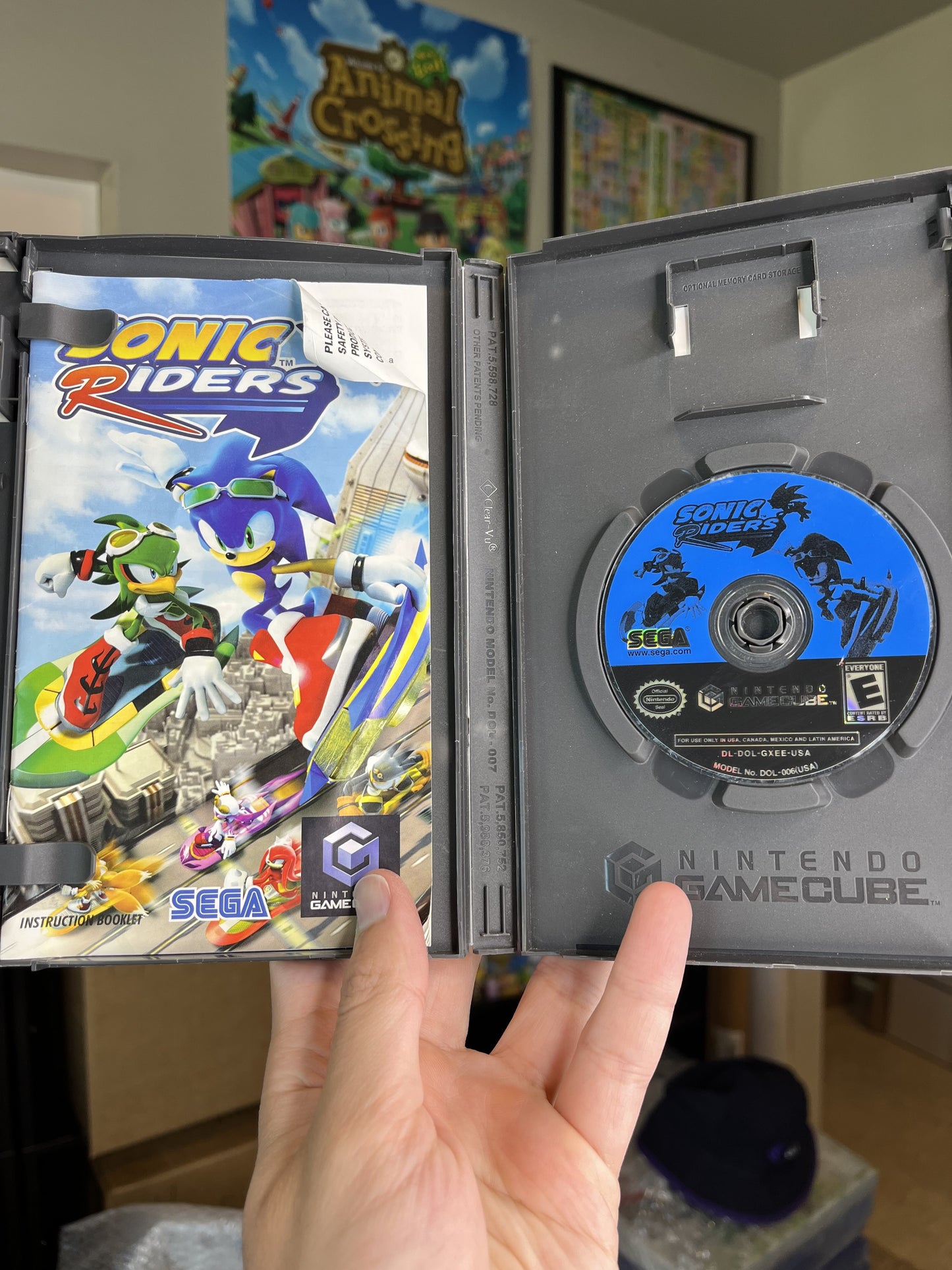 Sonic Riders GameCube CIB Black Label