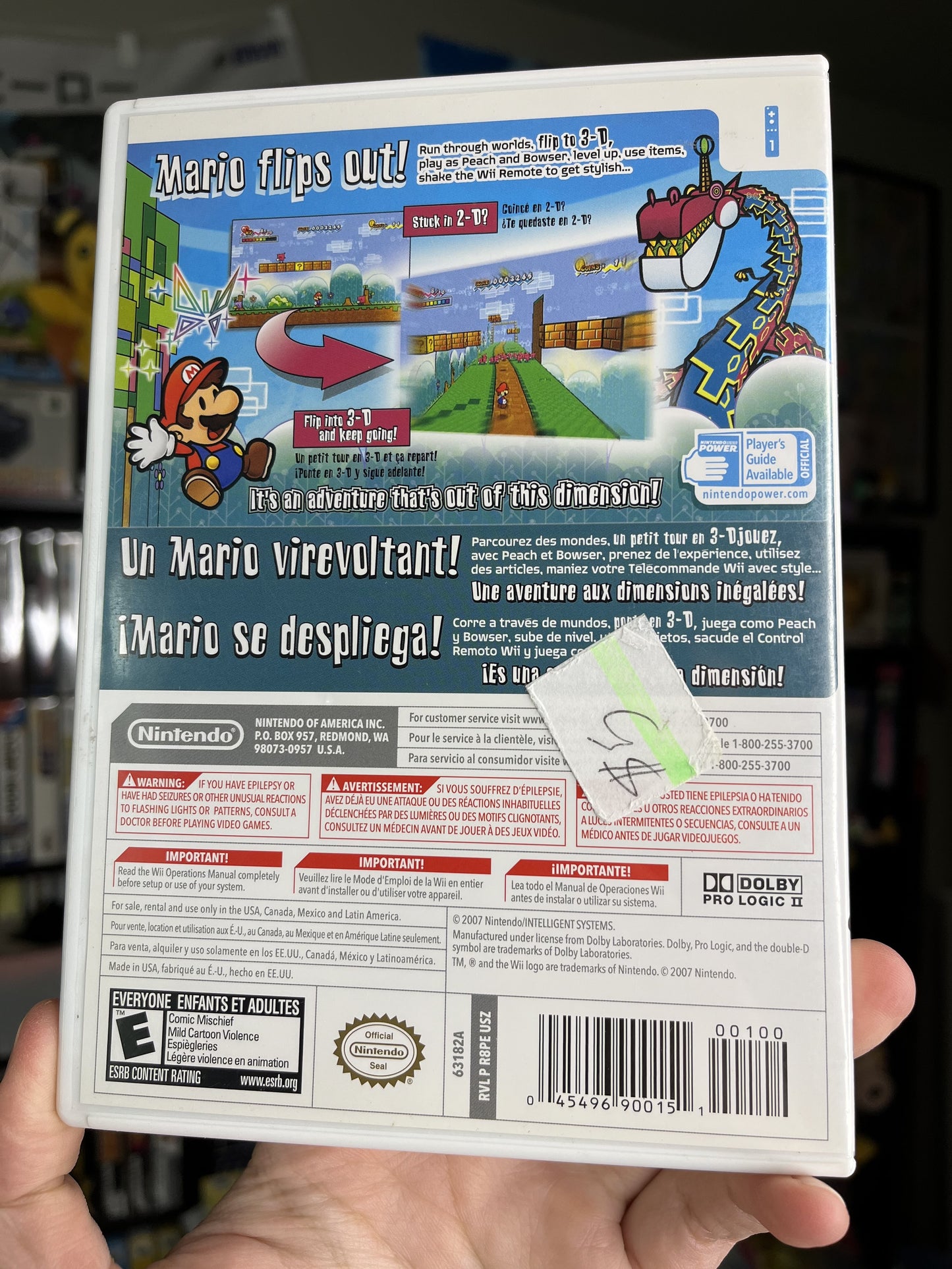 Super Paper Mario Wii Boxed