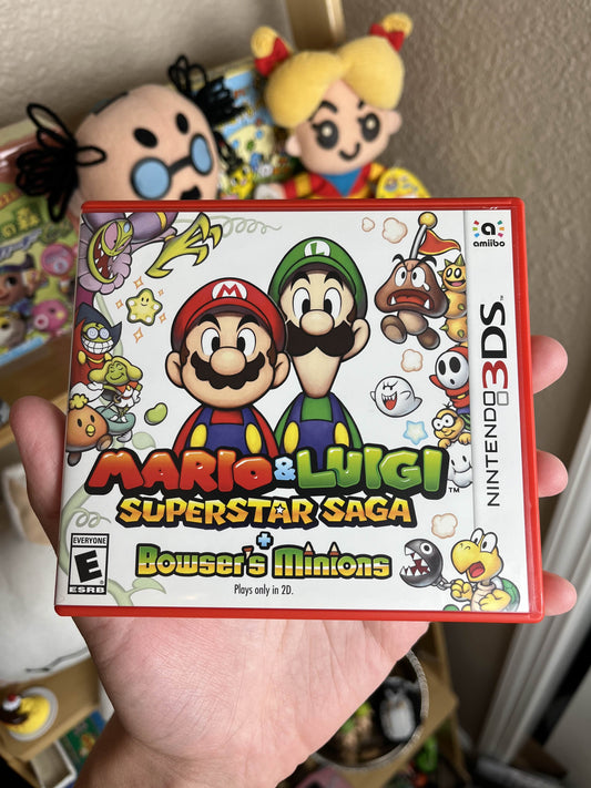 Mario & Luigi Superstar Saga + Bowser's Minions Mint