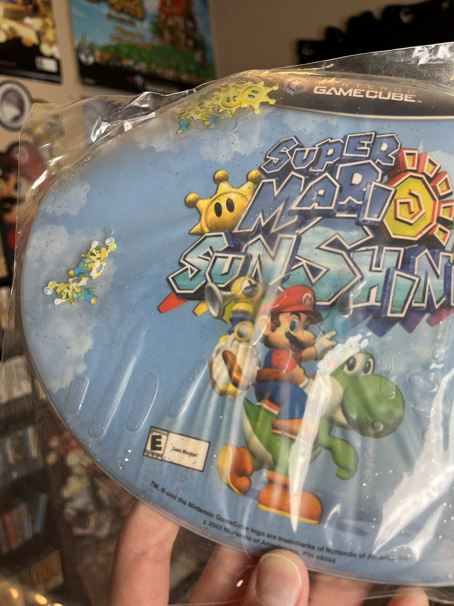 Super Mario Sunshine Promo Liquid Mousepad SEALED