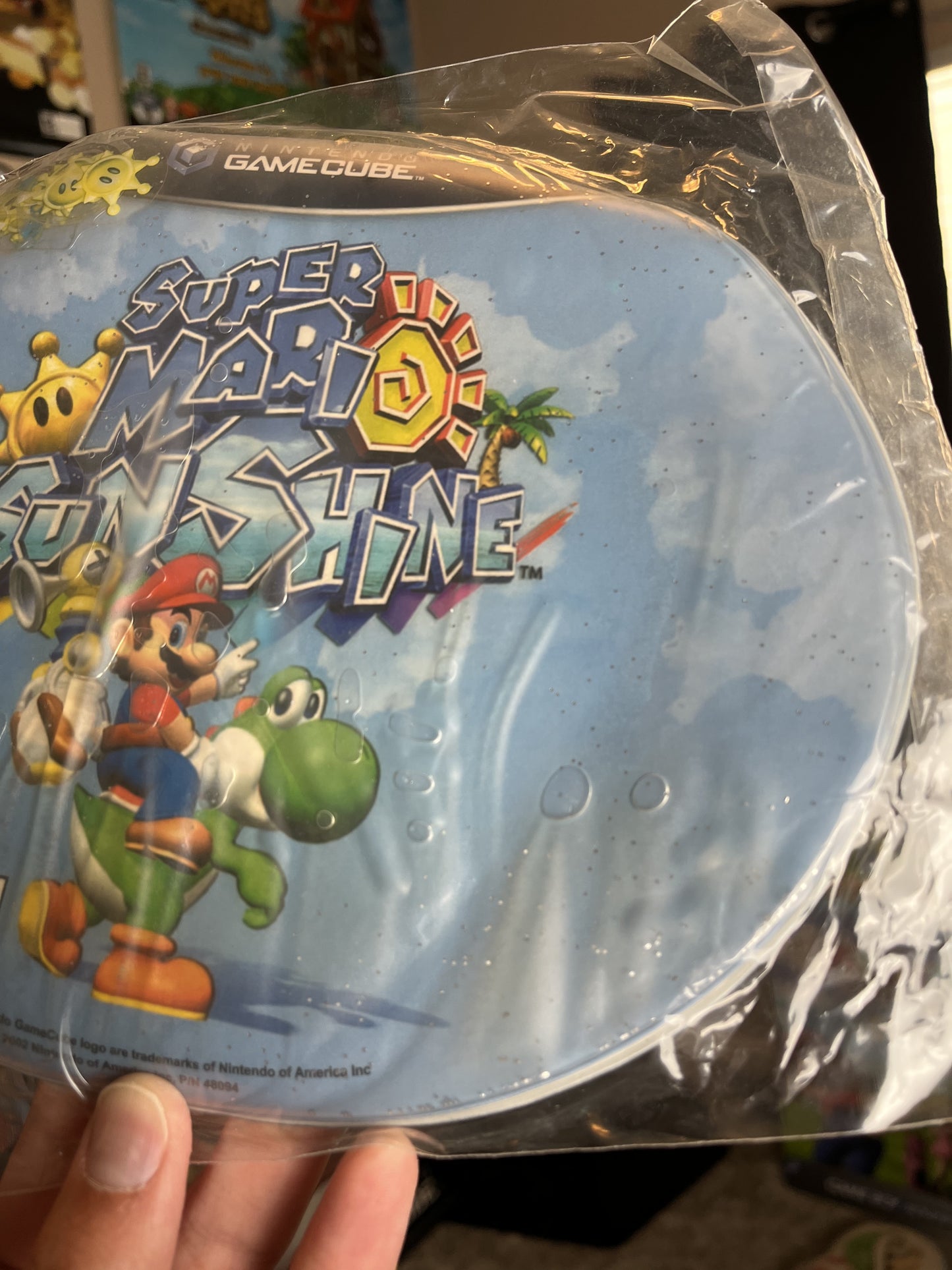 Super Mario Sunshine Promo Liquid Mousepad SEALED