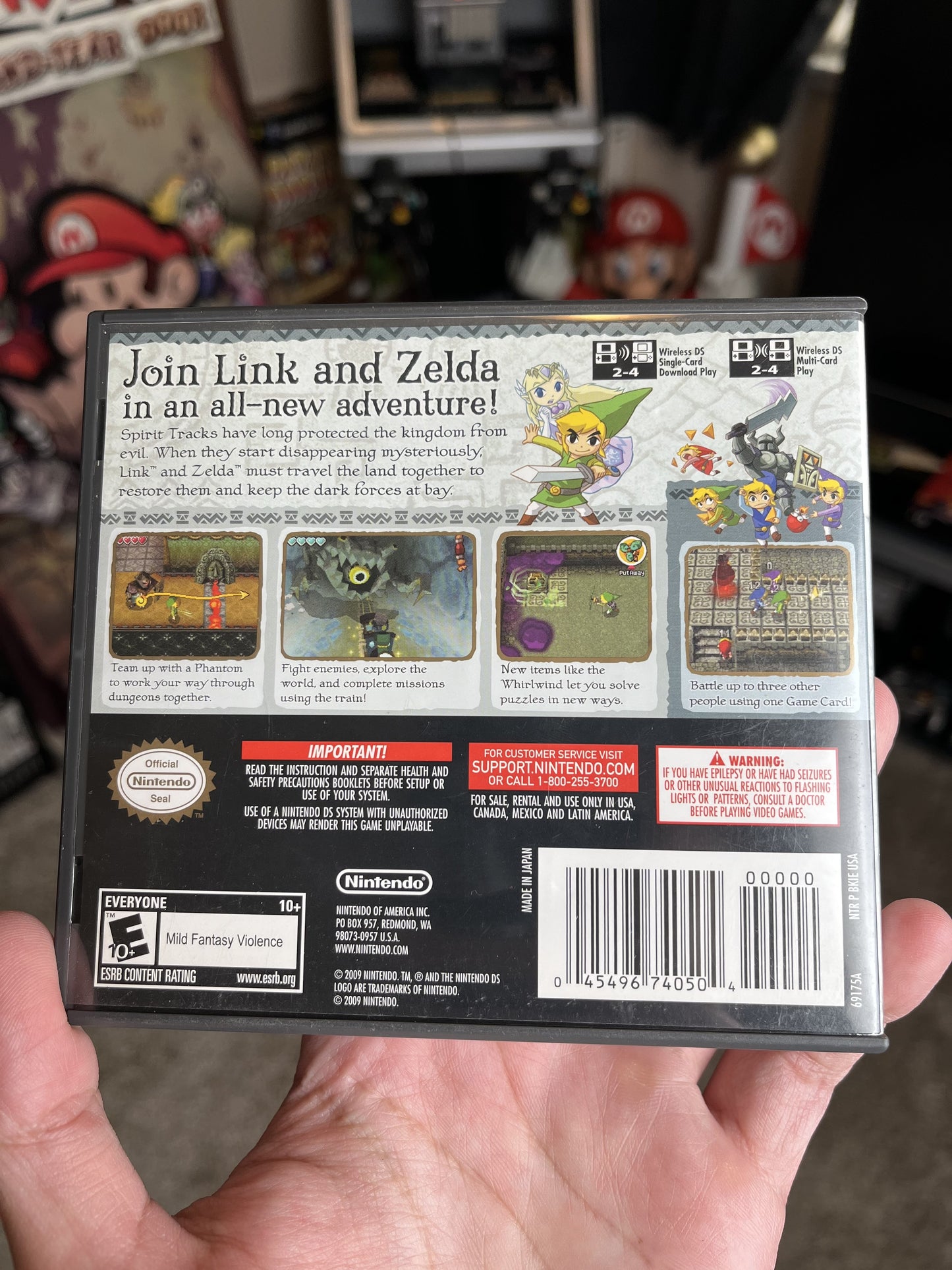 Zelda Spirit Tracks DS CIB Clean