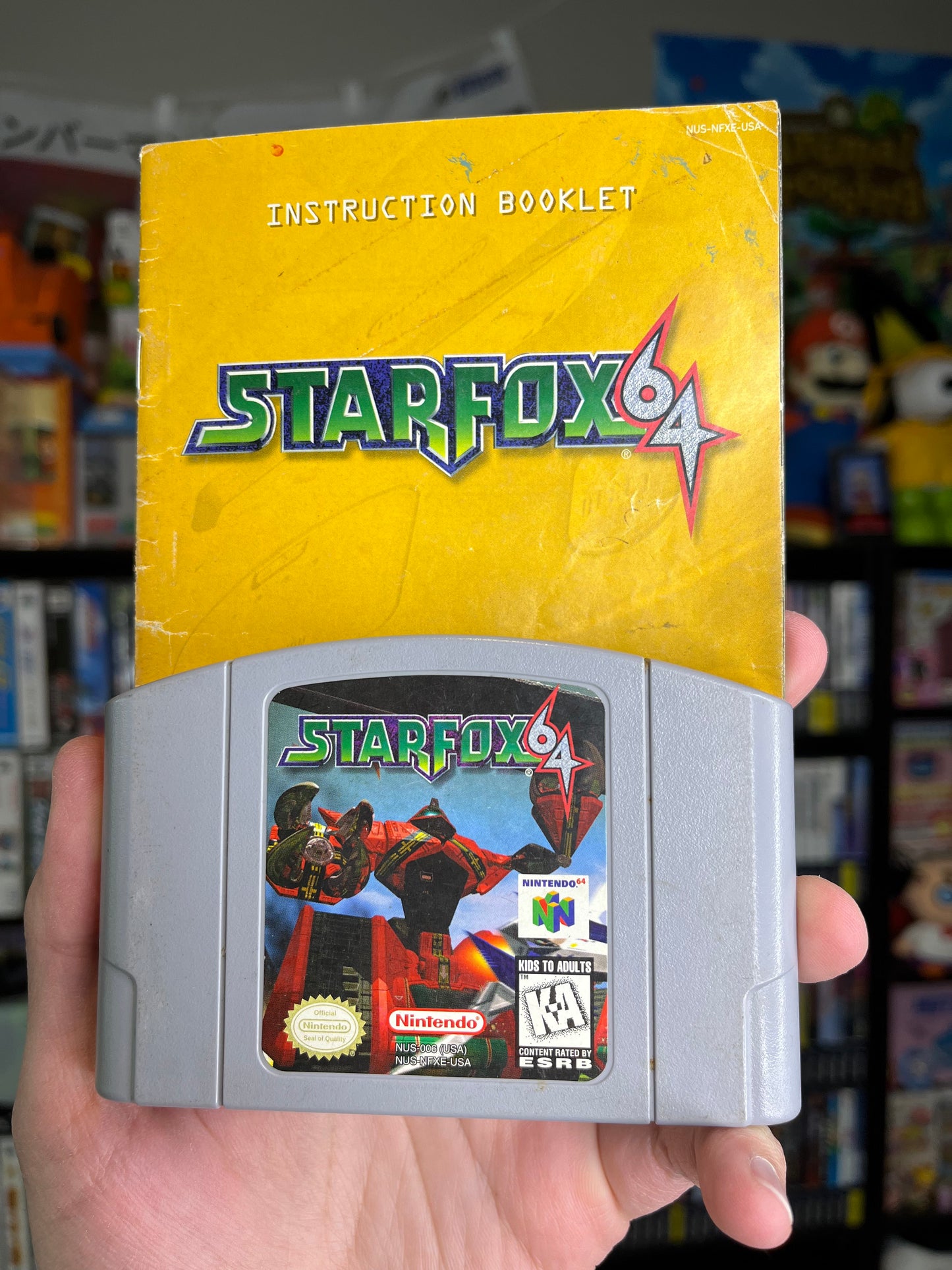 Starfox 64 N64 Authentic W/ Manual