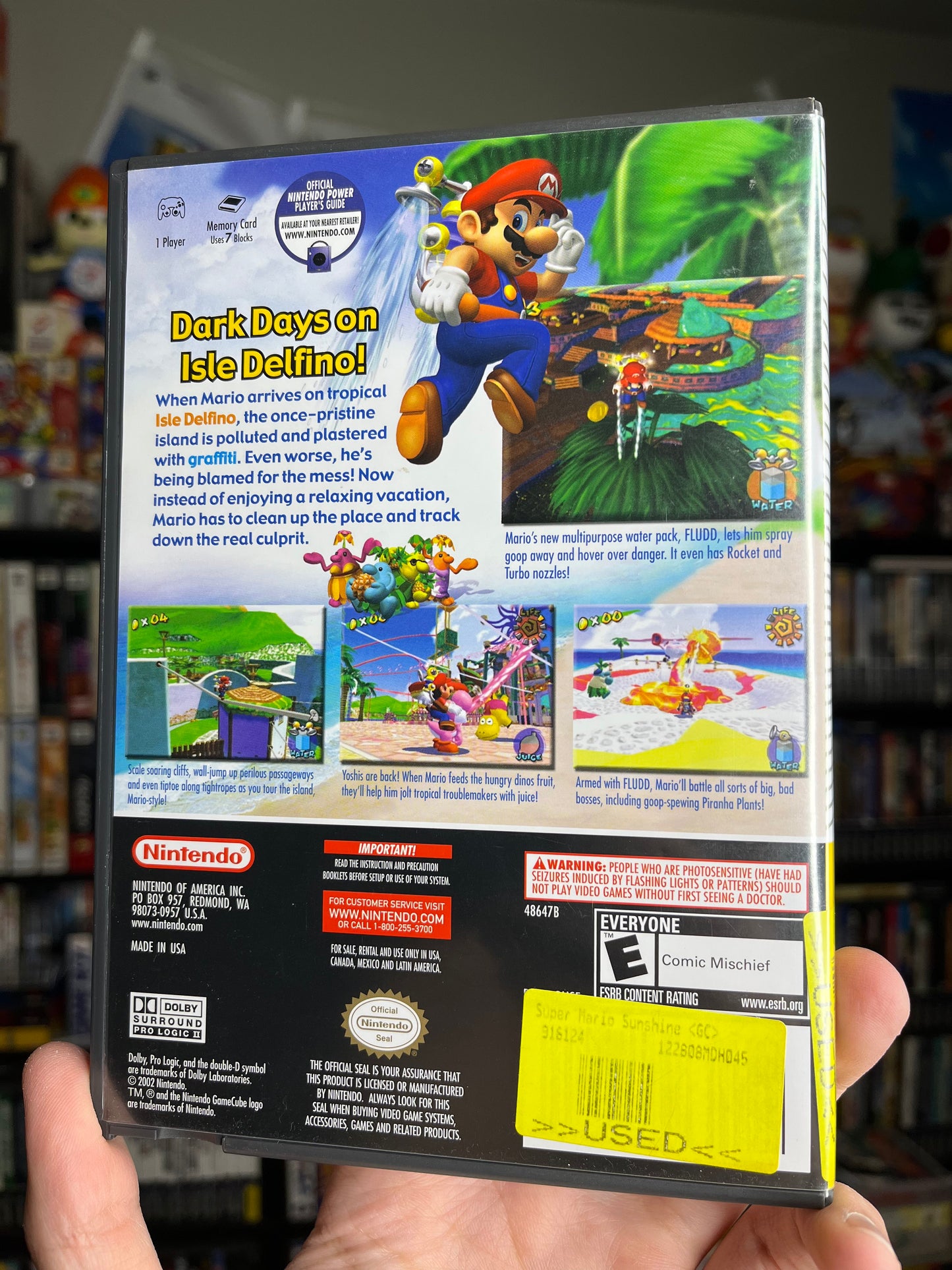 Super Mario Sunshine GameCube CIB