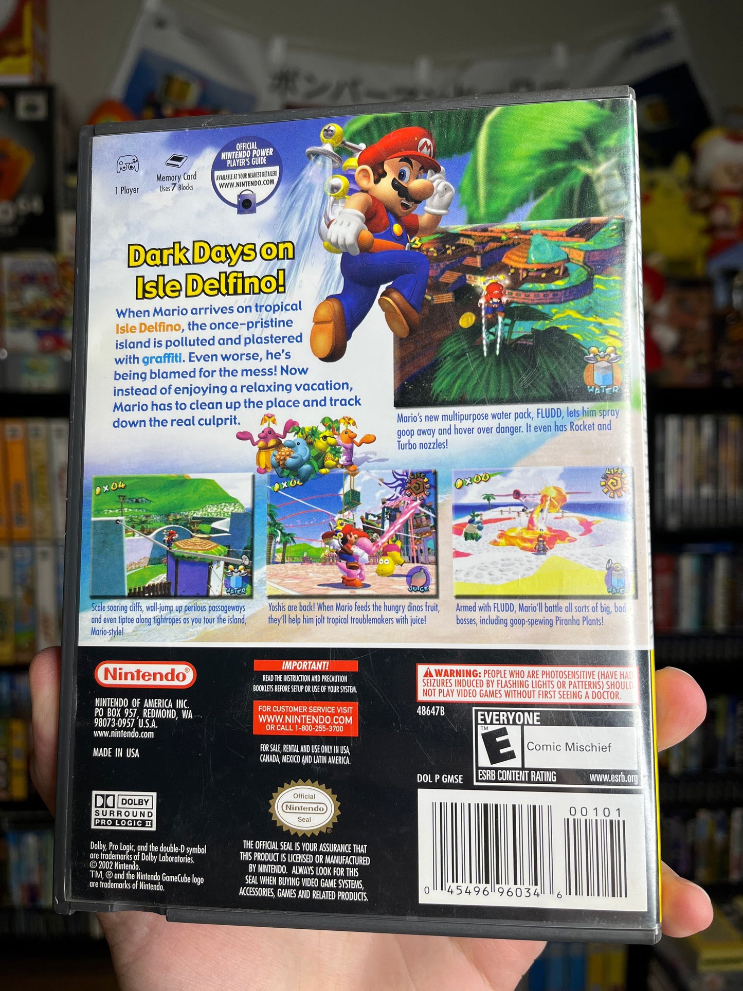 Super Mario Sunshine GameCube CIB