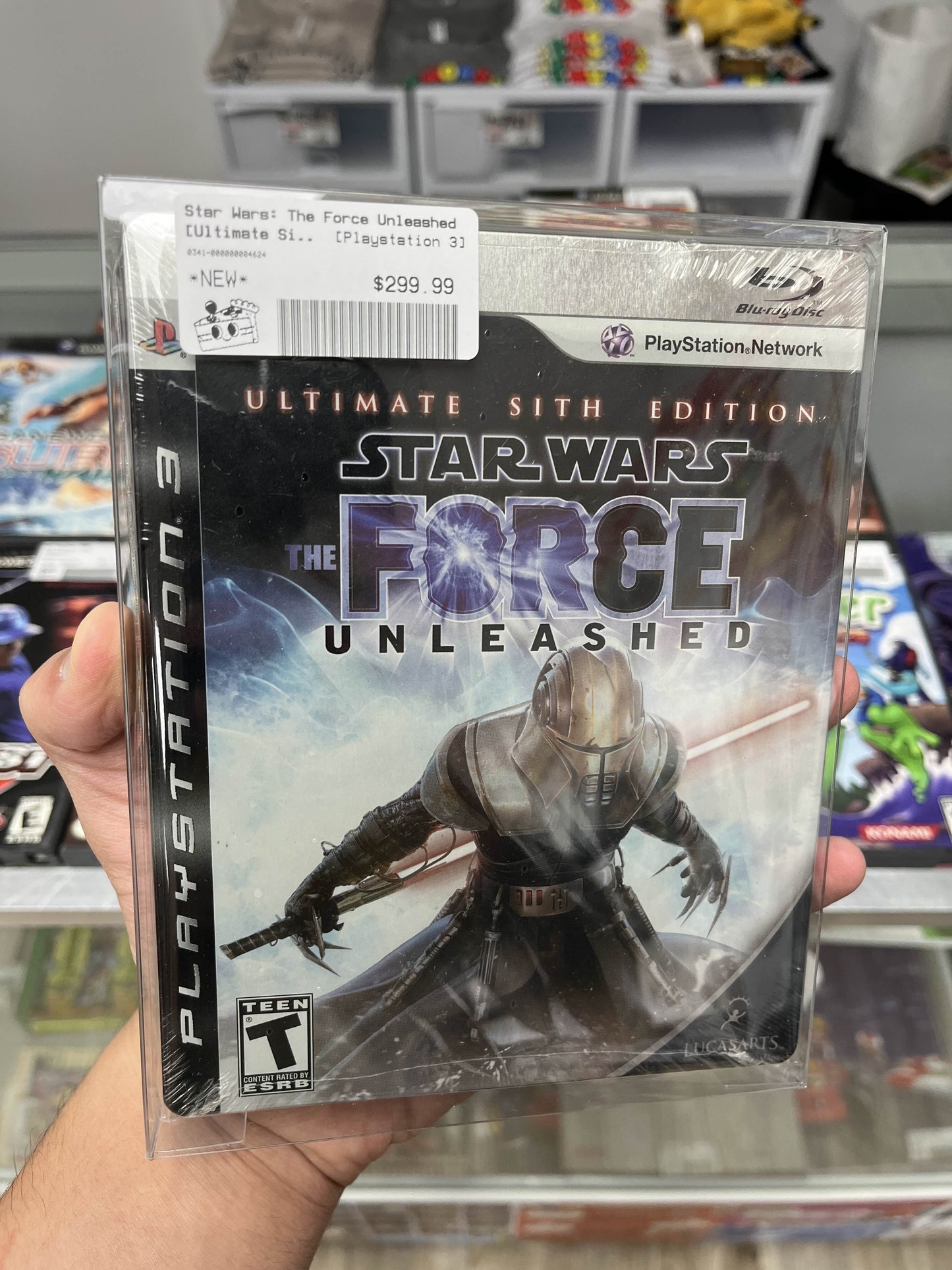 Star Wars Force Unleashed Ultimate Sith Edition Steelbook SEALED Extremely Rare