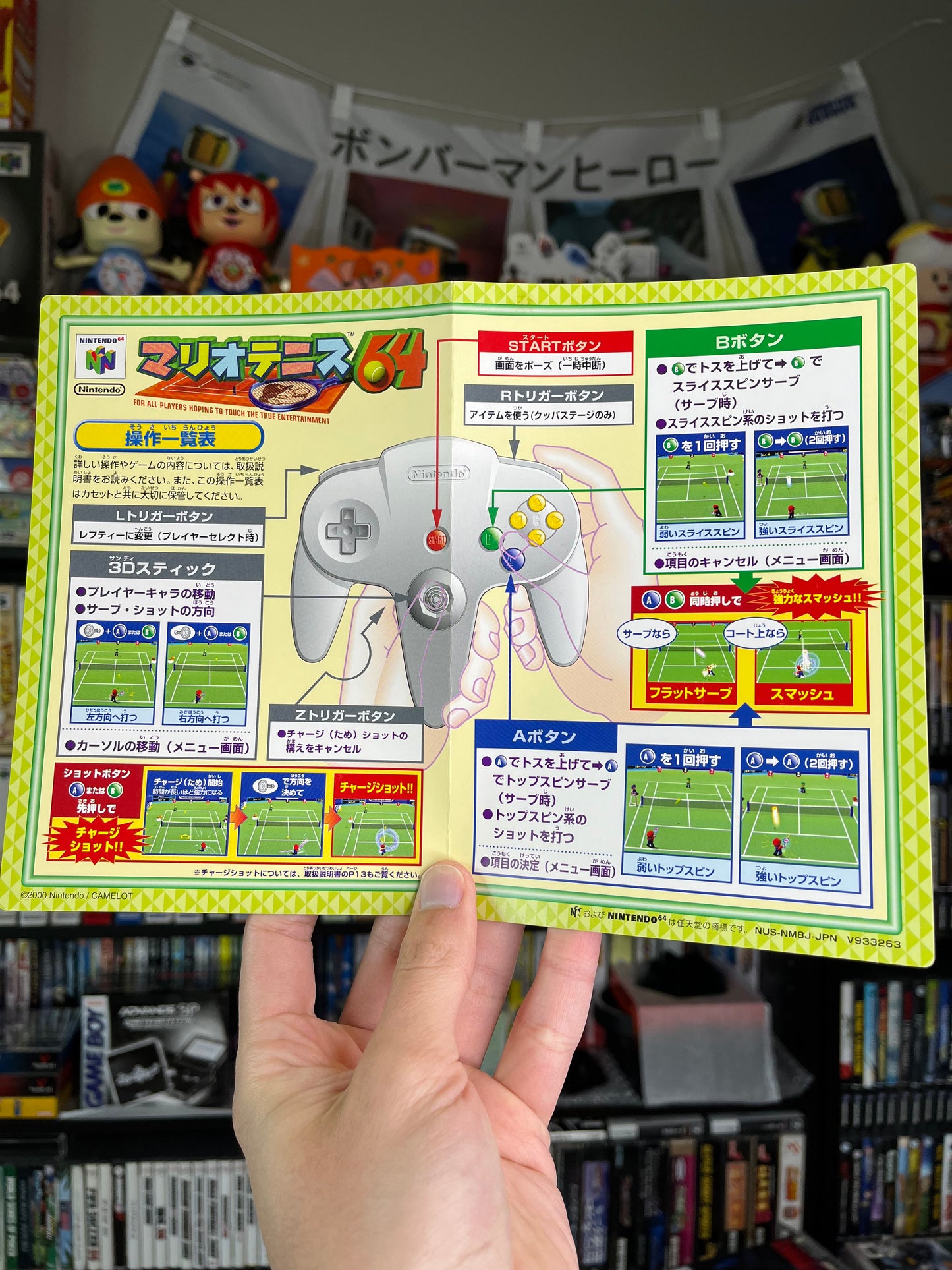 Mario Tennis Japanese N64 Complete