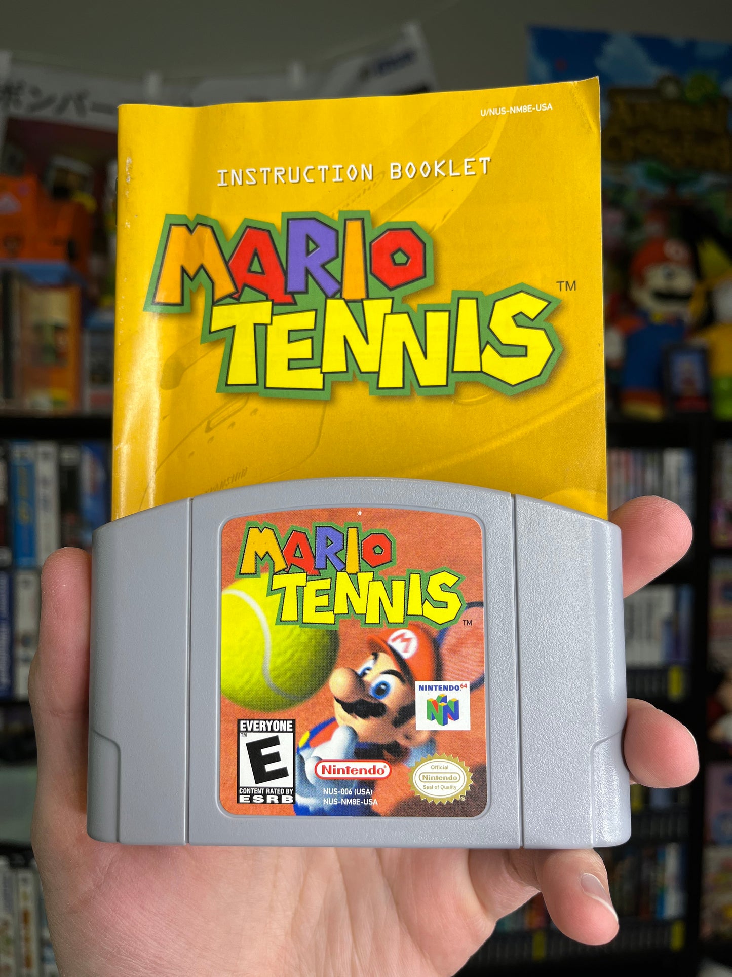 Mario Tennis N64 Clean Authentic W/ Manual