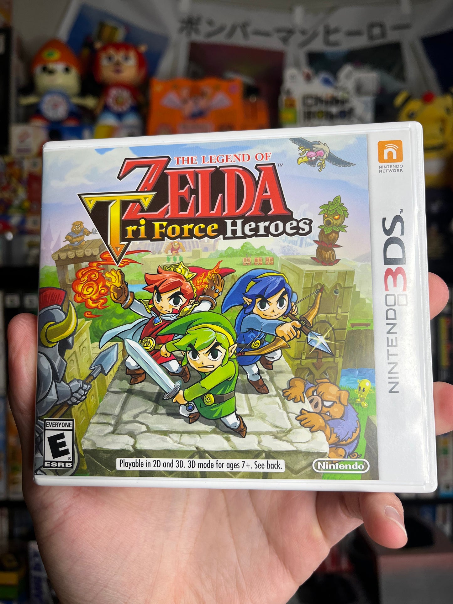 Zelda Triforce Heroes 3DS CIB Clean