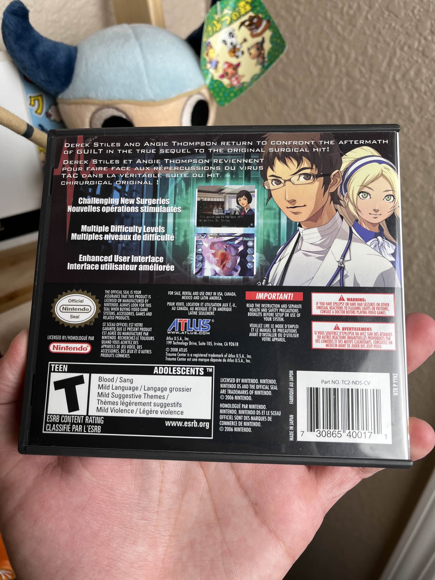 Trauma Center Under the Knife 2 DS Boxed