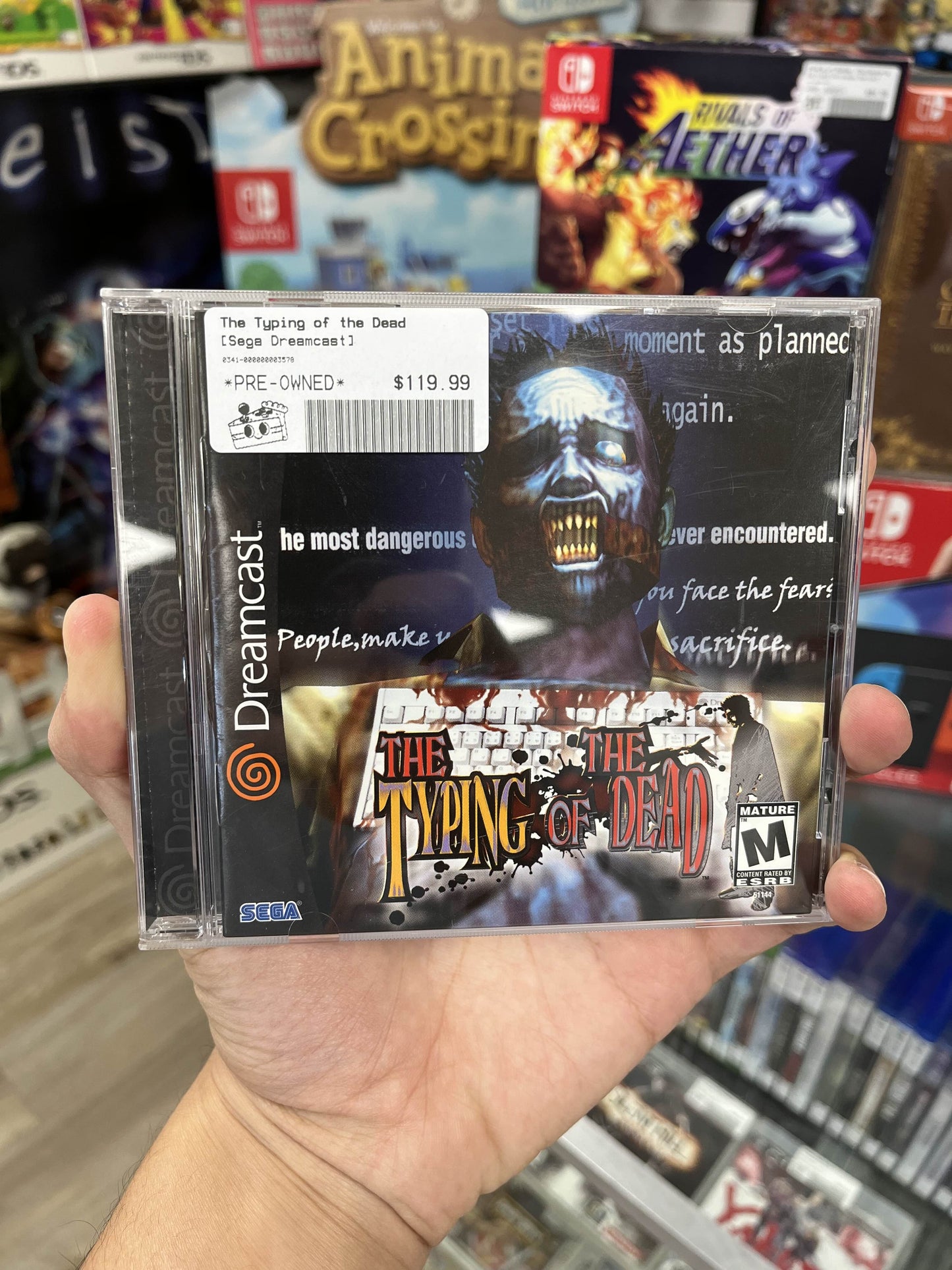 Typing of the Dead Dreamcast Complete & Clean