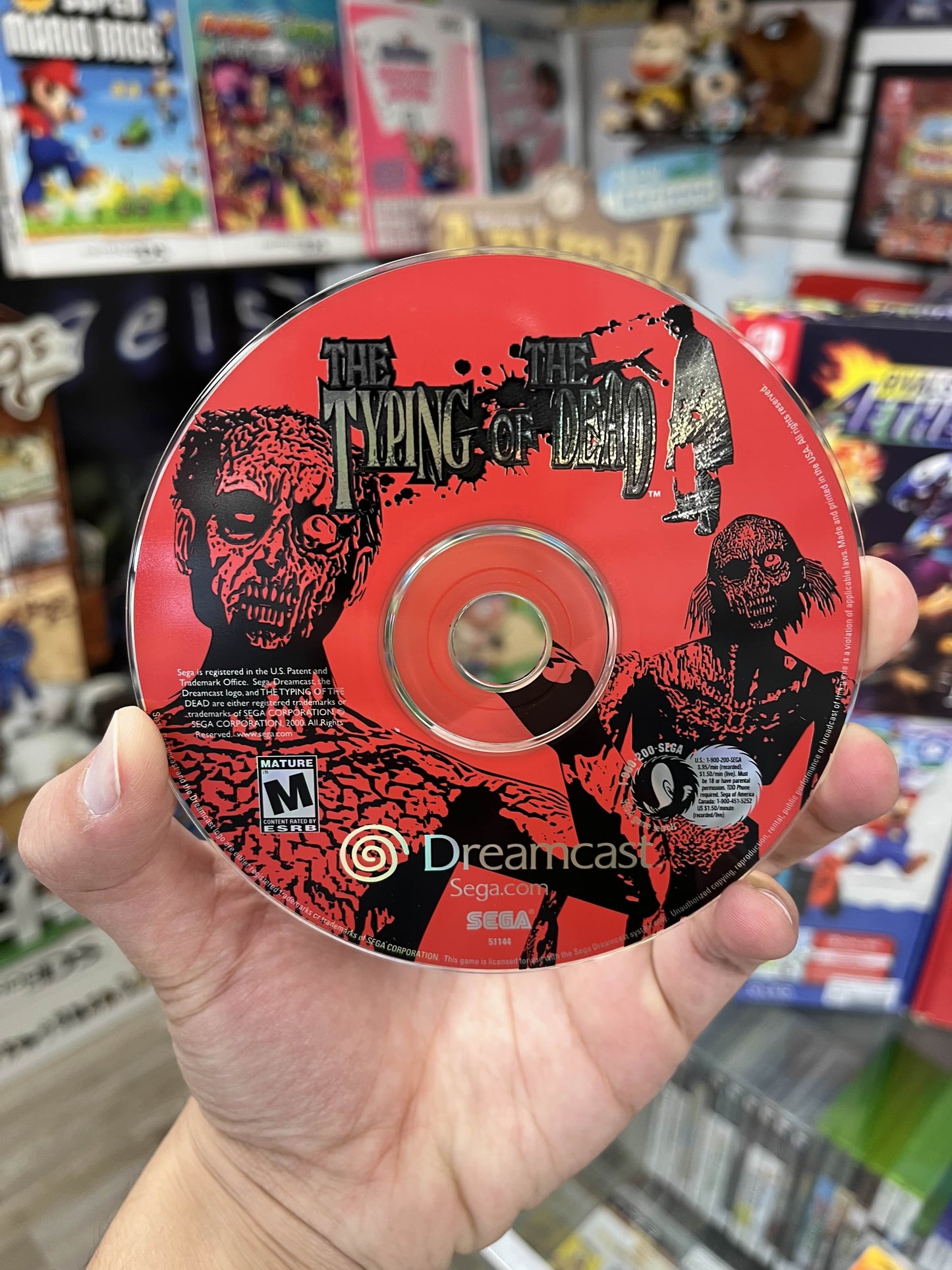 Typing of the Dead Dreamcast Complete & Clean