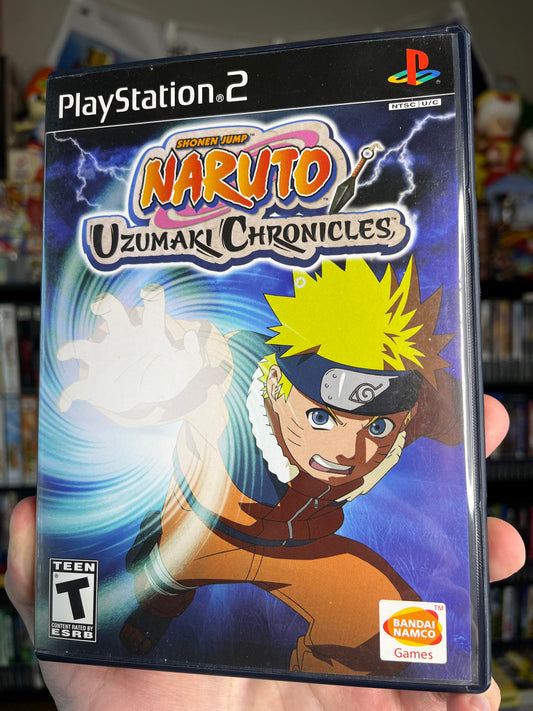 Naruto Uzumaki Chronicles PS2 CIB Clean