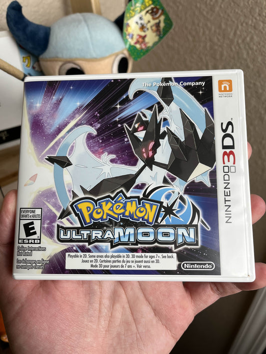 Pokemon Ultra Moon 3DS CIB Authentic Clean