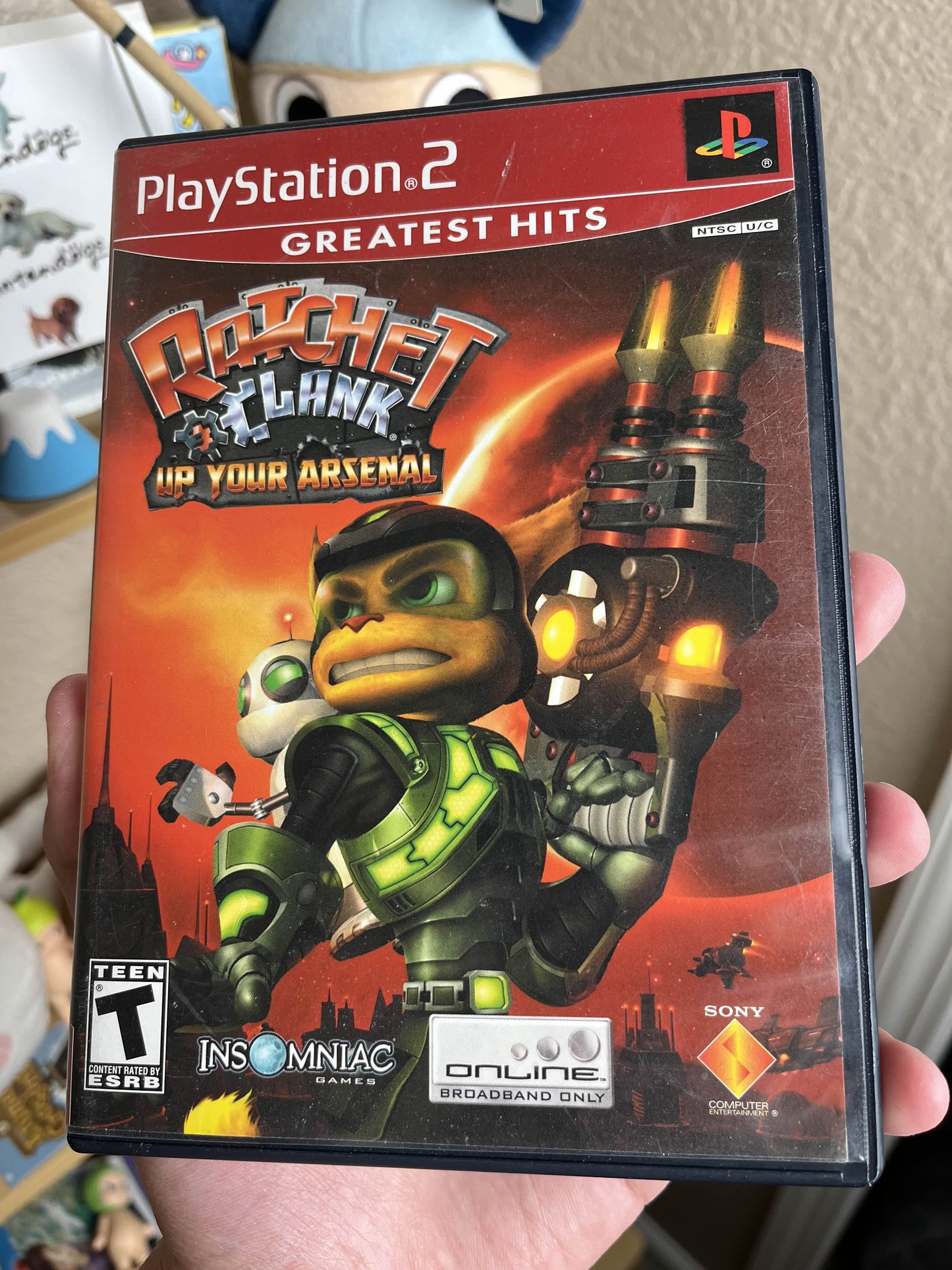 Ratchet & Clank Up Your Arsenal PS2 CIB Clean