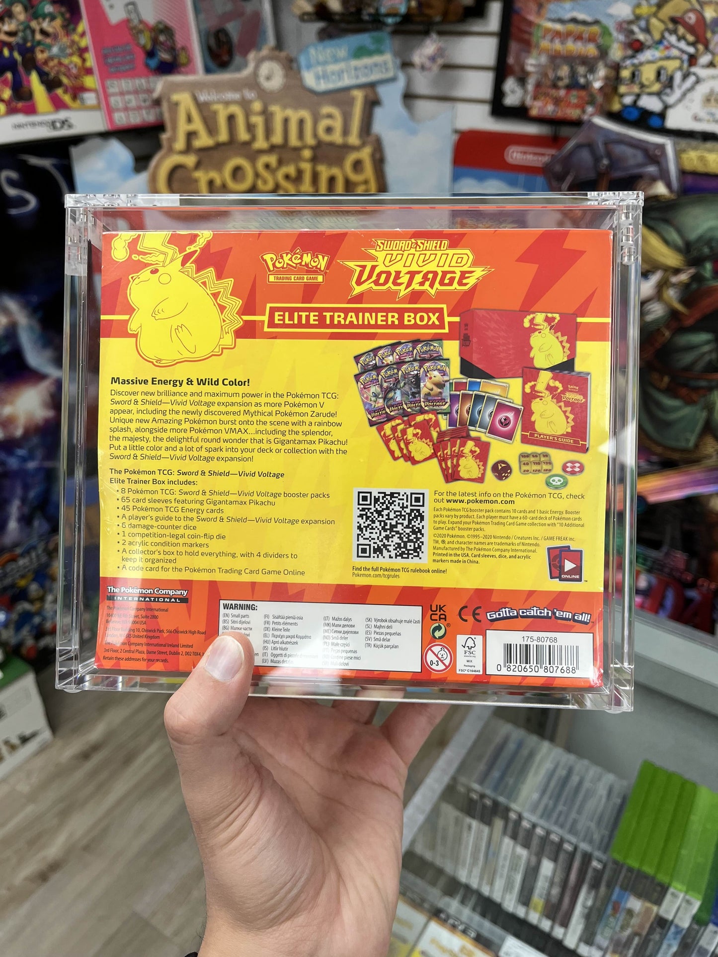 Pokemon Vivid Voltage ETB Sealed W/ Box Protector