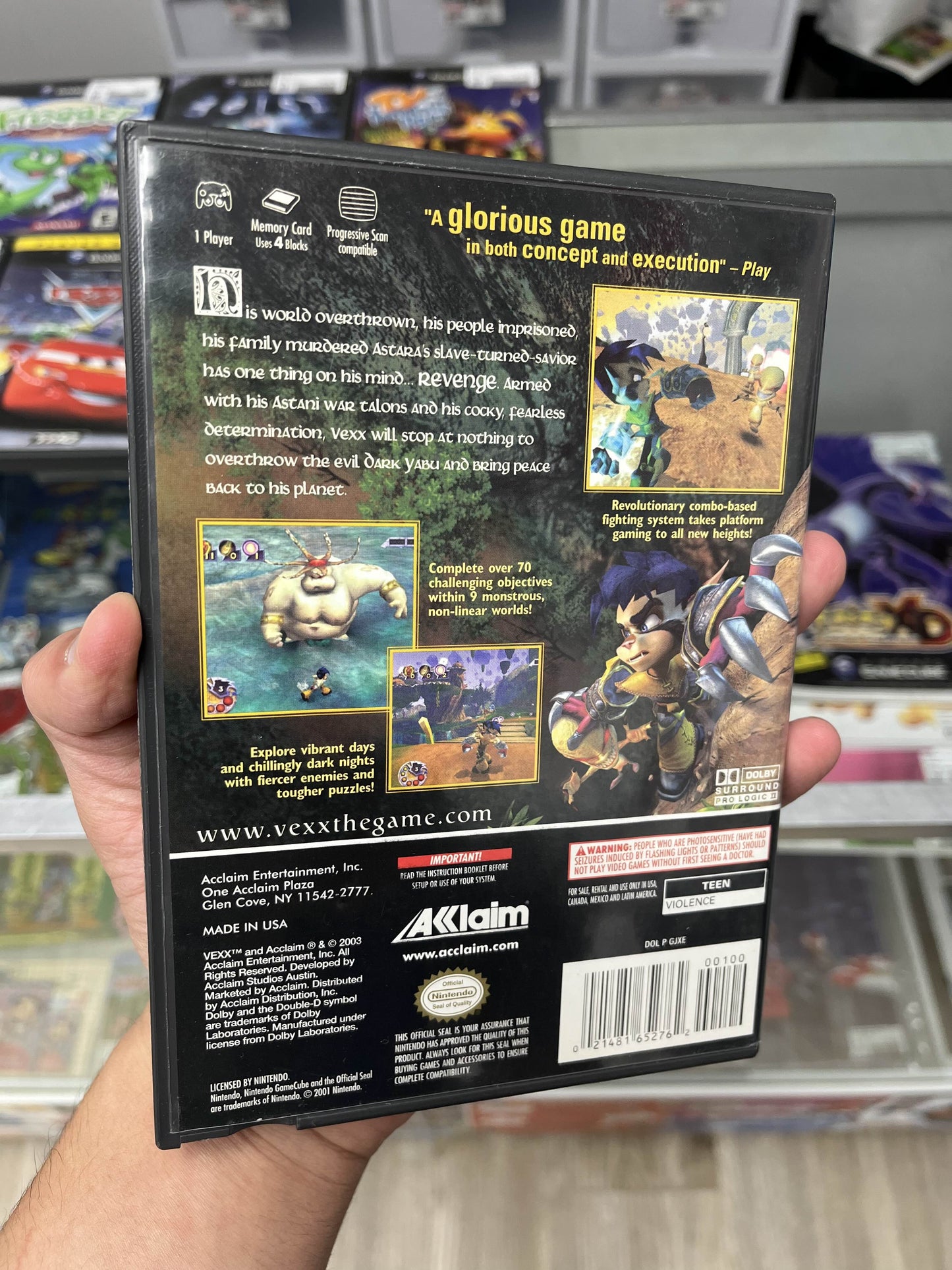 Vexx GameCube Complete