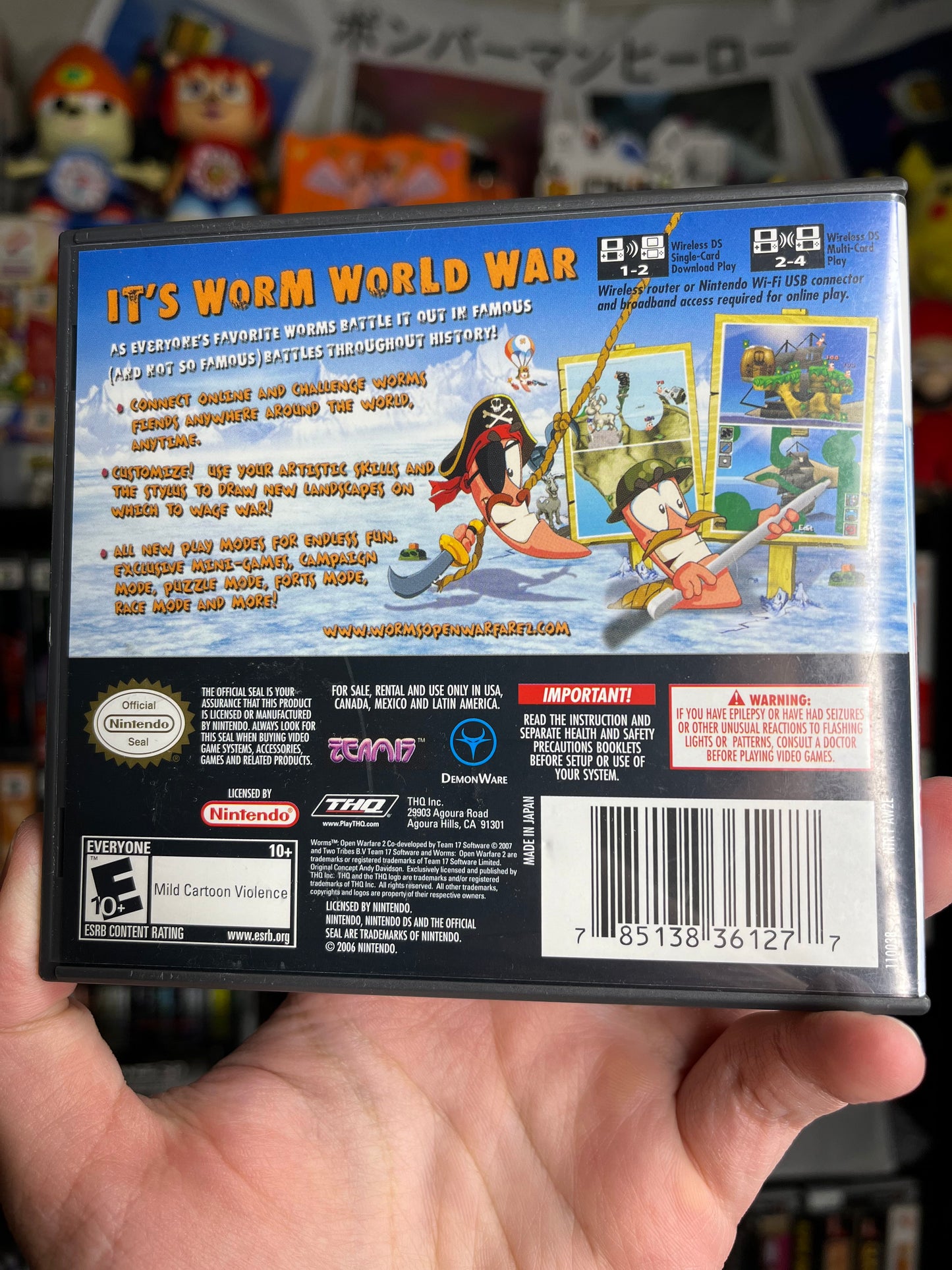 Worms Open Warfare 2 DS CIB