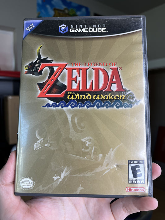 Zelda Wind Waker GameCube CIB Black Label Clean