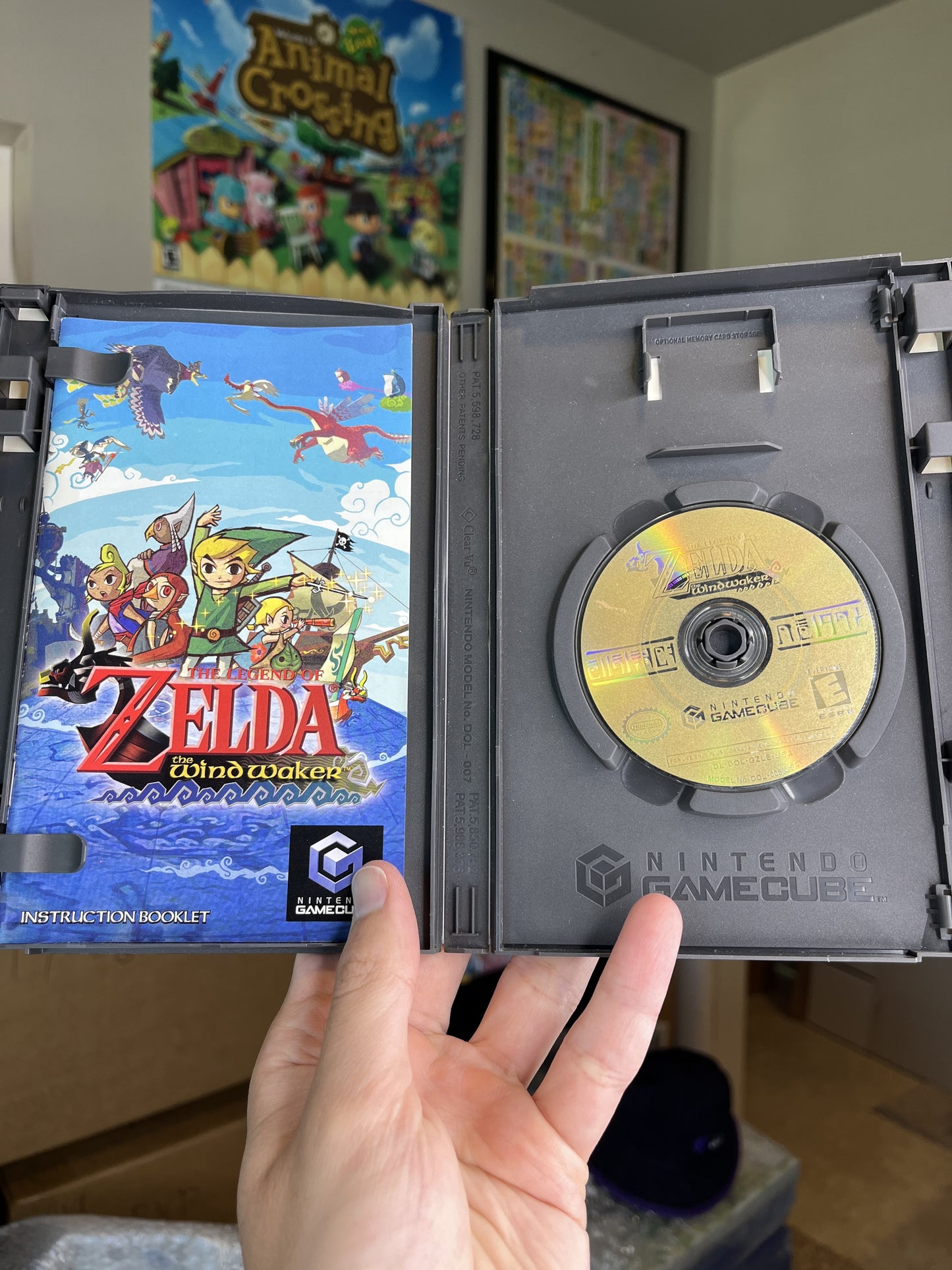 Zelda Wind Waker GameCube CIB Black Label Clean