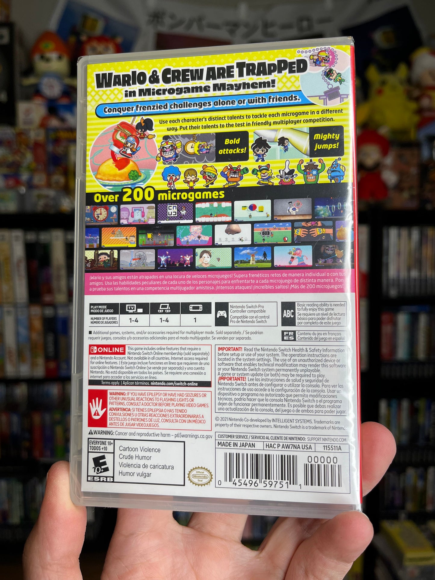 Wario Ware Get it Together Switch SEALED