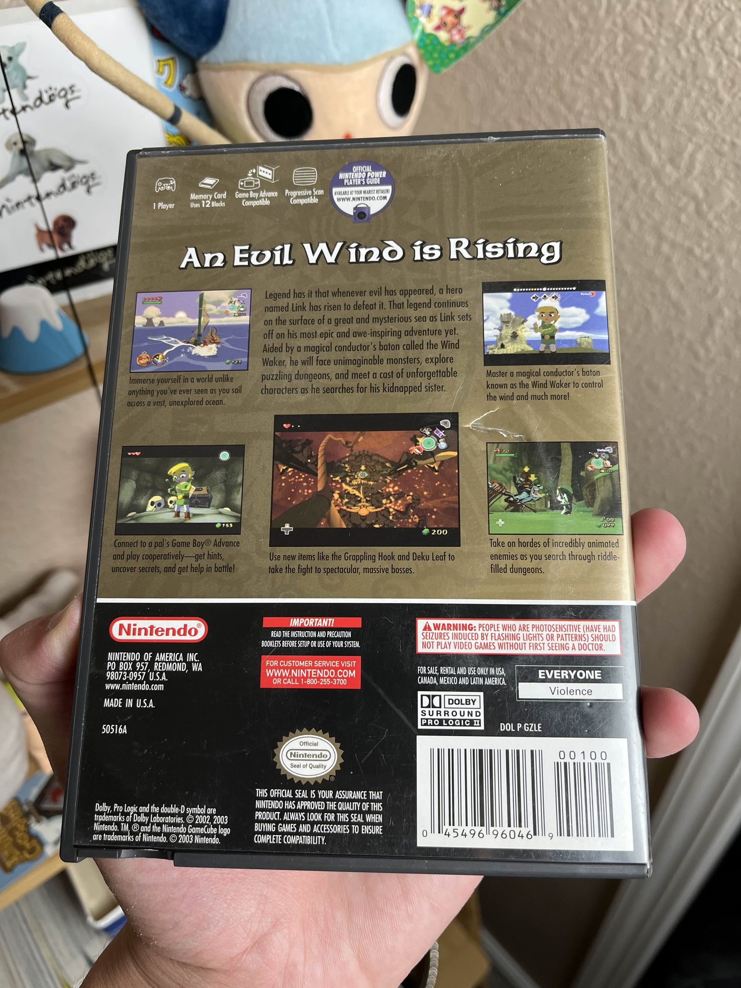 Zelda Wind Waker GameCube CIB Clean