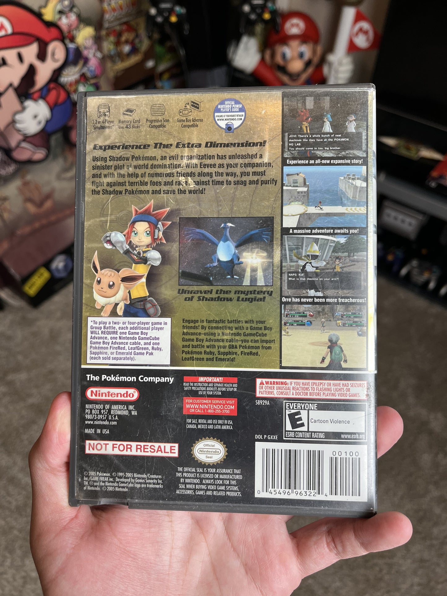 Pokemon XD Gale of Darkness CIB Clean W/ Poster!