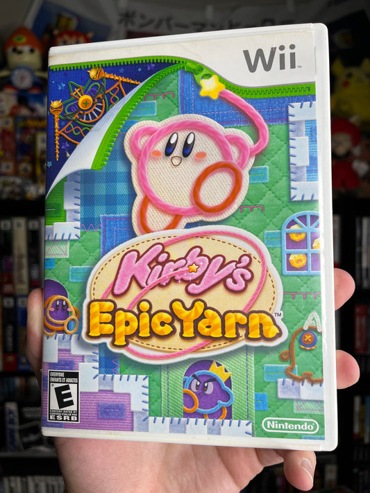 Kirby's Epic Yarn Wii CIB