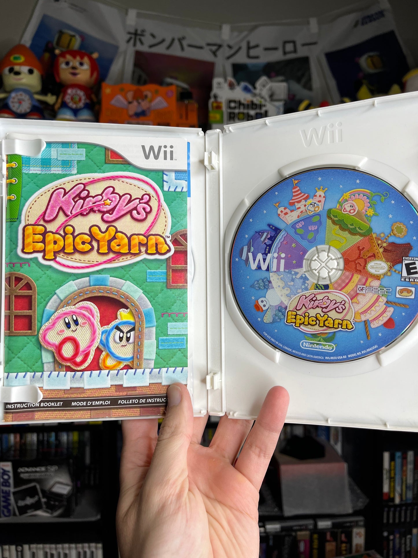 Kirby's Epic Yarn Wii CIB