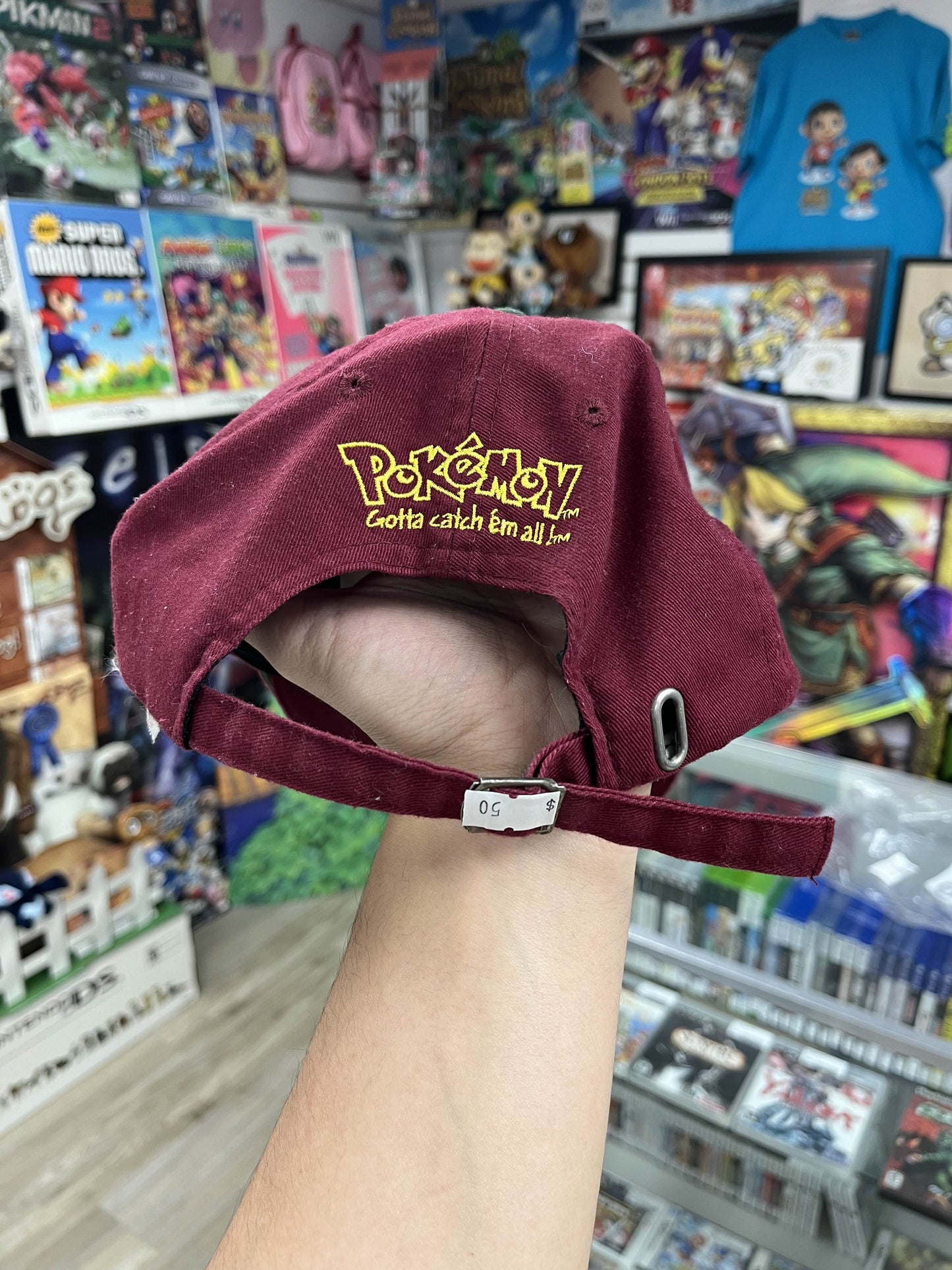 Vintage 90's Nintendo Pokemon Charizard Hat
